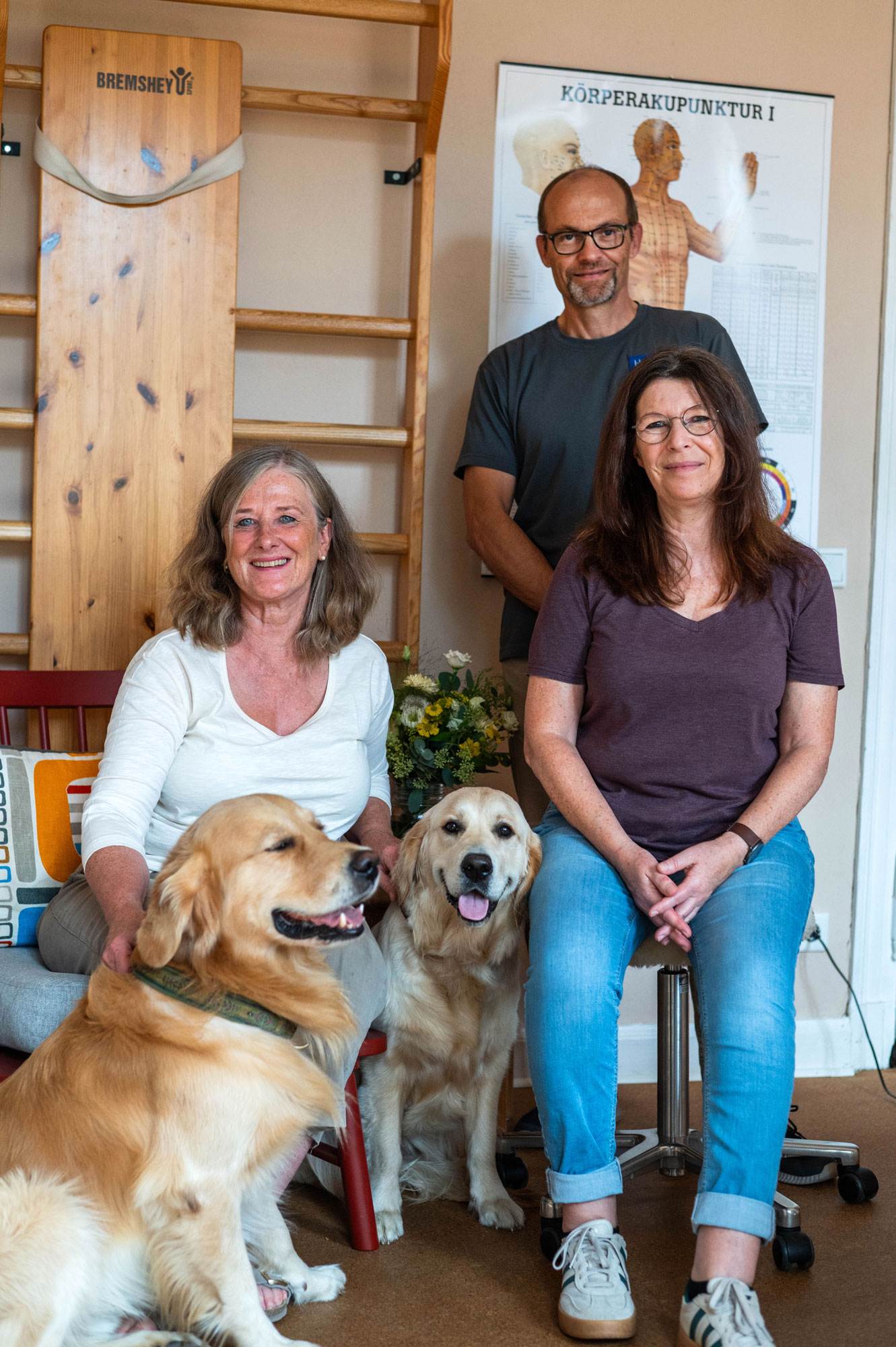 Team mit Therapiehunden: Physio Hand und Fuß Sprockhövel